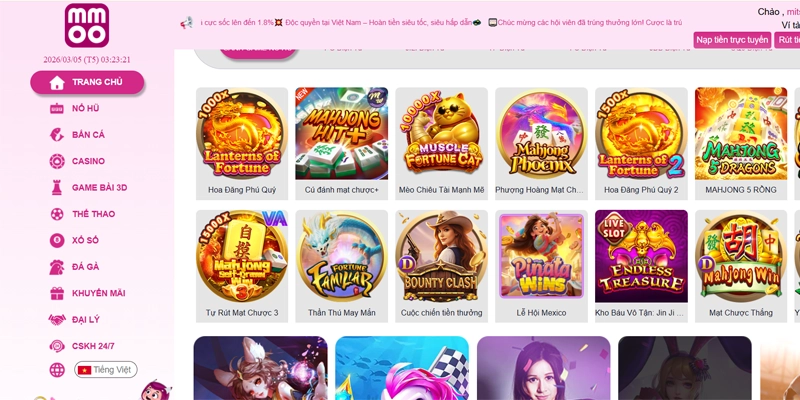 MMOO Goscreen ⭐️ Link Vào MMOO.COM Nổ Hũ【2026】✔️ MM OO Link +88K 18 7 chuyên mục cá cược đặc sắc không thể bỏ lỡ tại MMOO