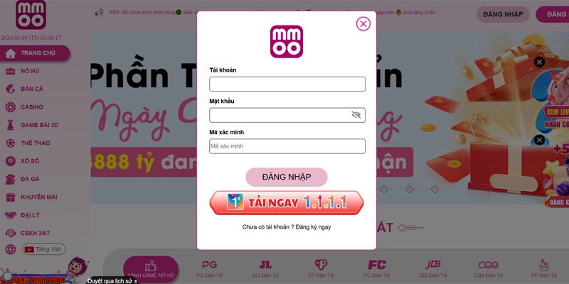 MMOO Goscreen ⭐️ Link Vào MMOO.COM Nổ Hũ【2026】✔️ MM OO Link +88K 21 Đăng nhập MMOO nhanh chóng