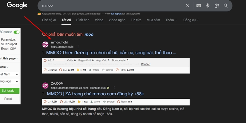 Đăng Ký MMOO - Tổng Hợp Thông Tin Tài Khoản Mới Năm 2026 9 Search từ khóa MMOO trên Google và vào link chính hãng