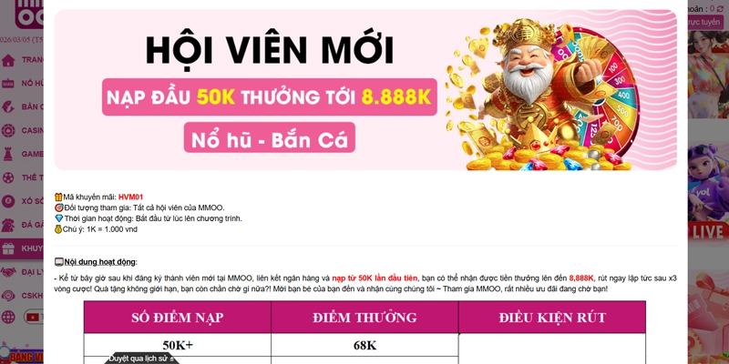 MMOO Goscreen ⭐️ Link Vào MMOO.COM Nổ Hũ【2026】✔️ MM OO Link +88K 19 Khuyến mãi nạp đầu MMOO giá trị khủng đến 8.888K